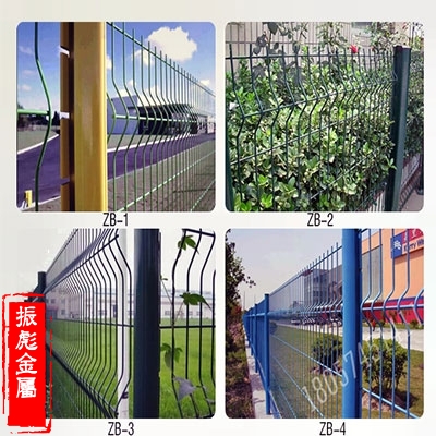 桃形立柱護欄網 三角折彎護欄網 桃形立柱護欄網 三角折彎護欄網
